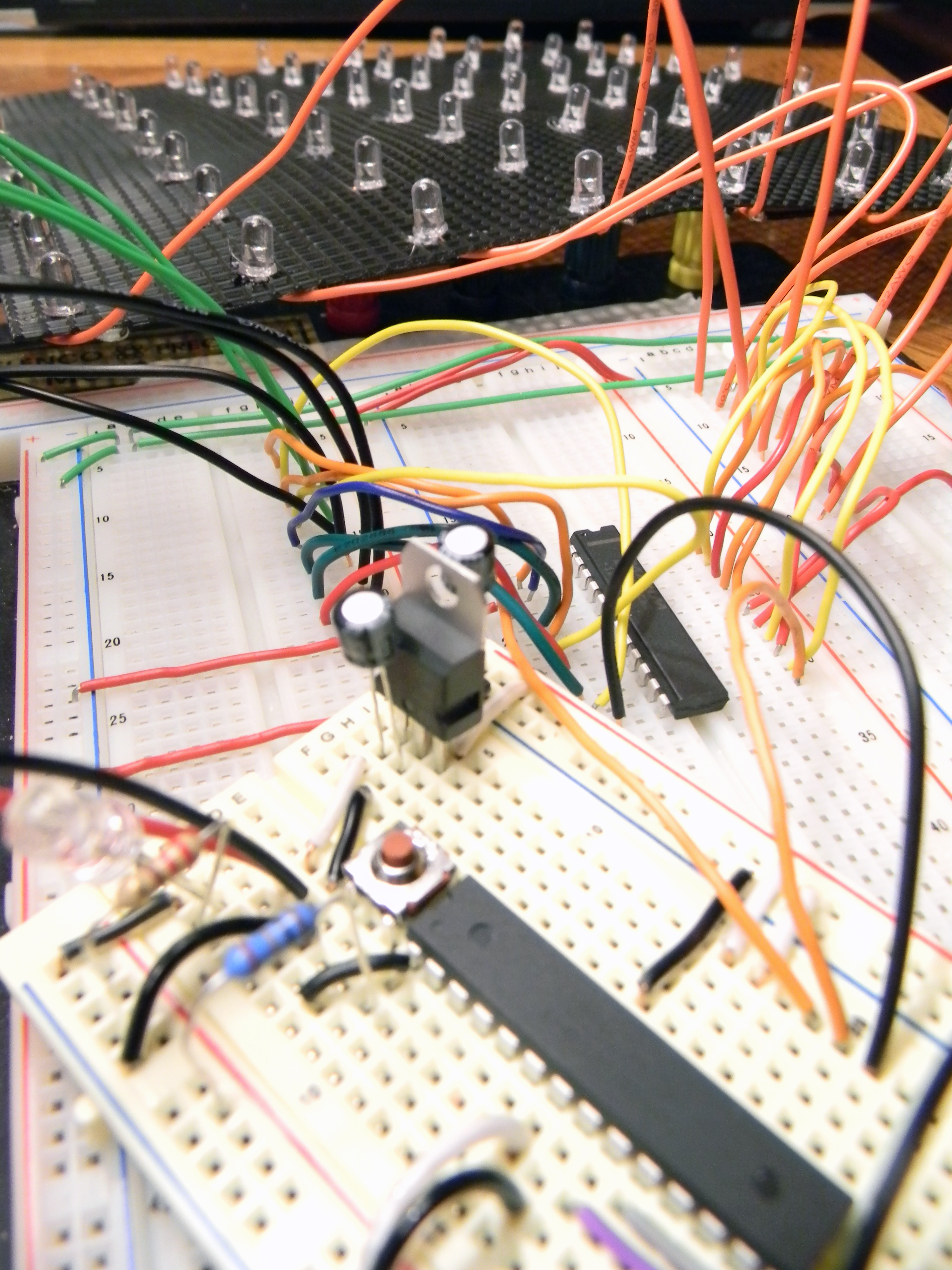 LED jacket prototype